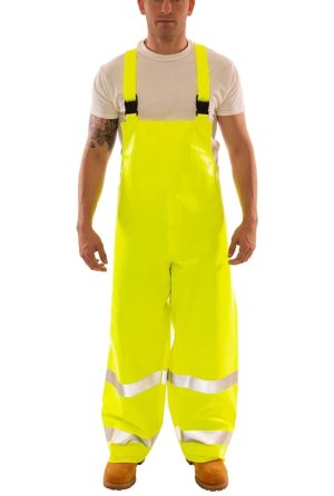 Tingley 2X Fluorescent YLW-GRN Eclipse PVCNomex Flame Chemical Resistant Overall