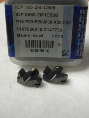 ISCAR ICP0650-2M IC908 Carbide Replaceable Tip Drill QTY 2