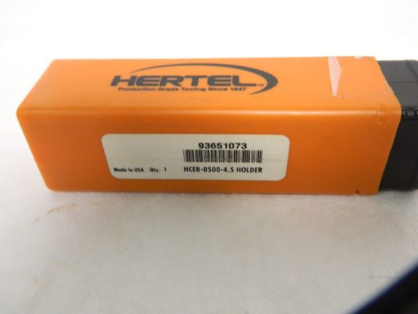 Hertel 0.531″ Max Depth, Right Hand Indexable Cutoff Toolholder HCER-0500-4.5