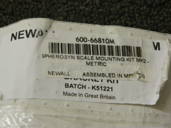 Newall Scale Mounting Bracket Kit for Spherosyn Encoders 600-66810M