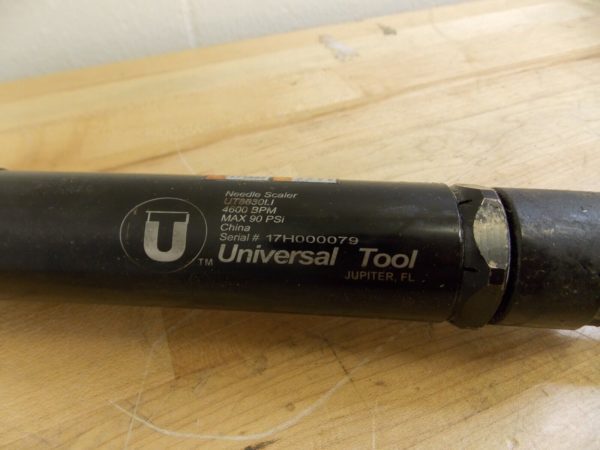 Universal Tool Pneumatic Scaling Hammer 4600 BPM 1-1/8" Stroke UT8630LI REPAIR