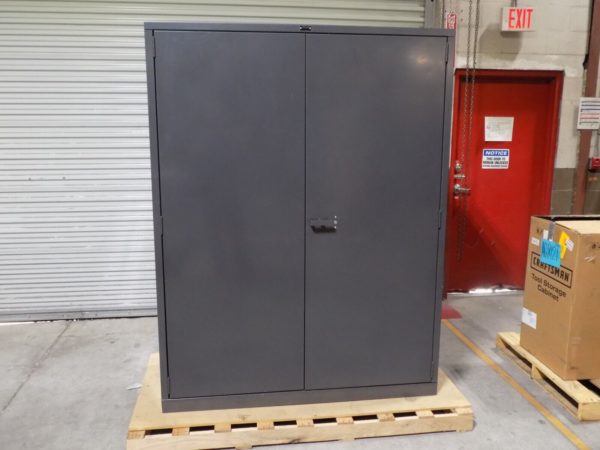 Hallowell Heavy Duty Steel Storage Cabinet 4-Shelf 78" H x 60" W x 24" D