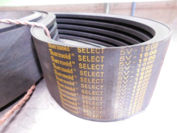 Thermoid Maxipower V-Belt, 5V, 5 Rib, Neoprene Rubber, Narrow Banded, 5V1600/5