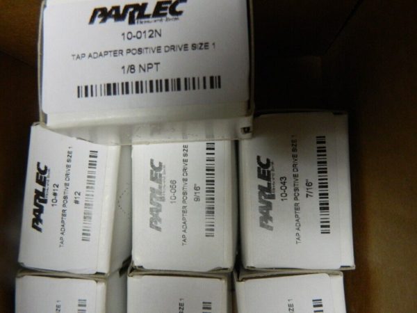 PARLEC #0 to 9/16 Inch Tap, Tapping Adapter Set Incomplete Missing 3/8 & #10 Tap