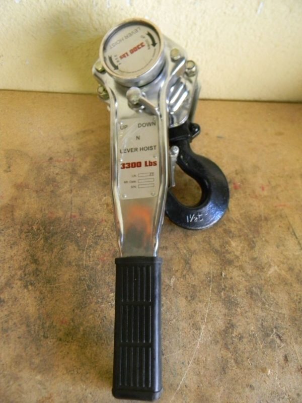 Lever Chain Hoist 3300 Lbs. Cap. - Chain not included 74385659