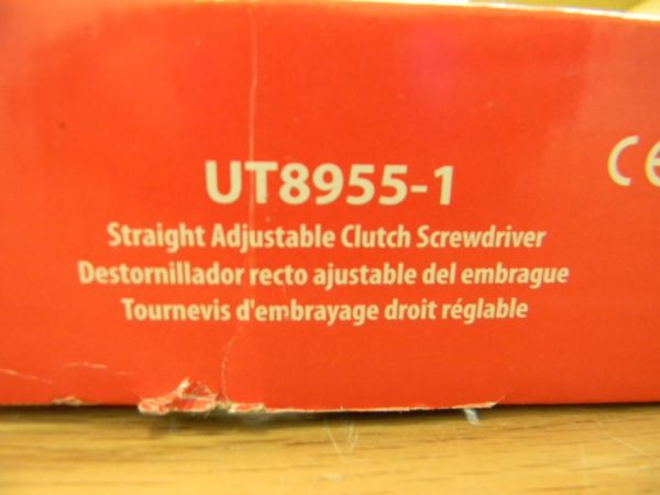 UNIVERSAL TOOL Straight Adjust. Clutch Air Screwdriver 1800 RPM UT8955-1 PARTS
