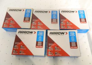 Arrow Genuine T50 Staples 1/4" 6 mm Qty 5 Boxes 25,000 Staples 504IP