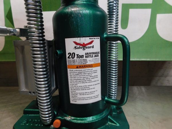 Safeguard 20 Ton Capacity Air-Actuated Bottle Jack 61206 PARTS/REPAIR