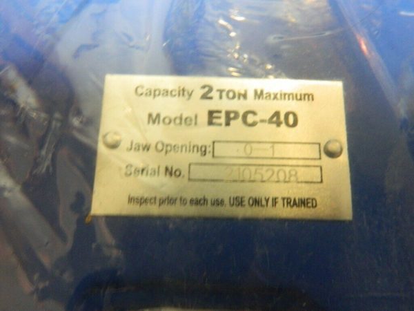 VESTIL 4,000 Lb Capacity Plate Clamp EPC-40
