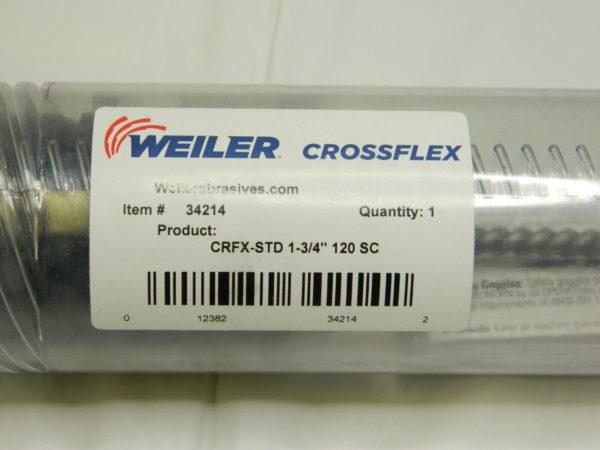 WEILER 1-3/4″ Bore Diam, 120 Grit, Silicon Carbide Flexible Hone 34214