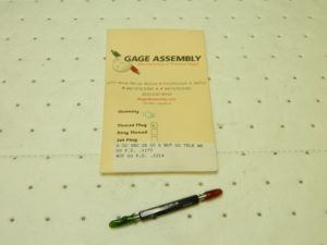 Gage Assembly Thread Plug Gage 6-32 UNC 2B Go/NOGO 22JS1439-B14