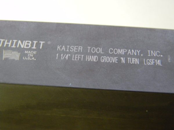 Thinbit LGSF14L 11/4" Left Hand Groove N' Turn Toolholder Qty. 1 USA