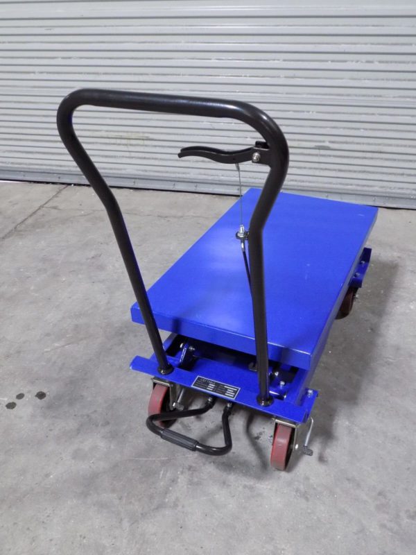 WorkSmart Hydraulic Scissor Lift Cart 1750 lb Cap. 36" x 20" Platform DEFECTIVE