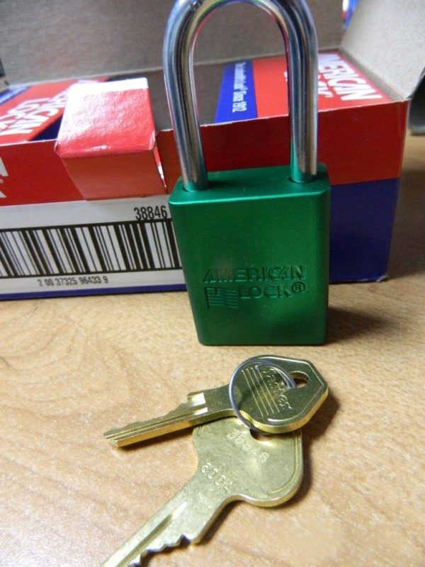 AMERICAN LOCK Keyed Alike Lockout Padlock QTY 6 Green A1106KAGRN38846