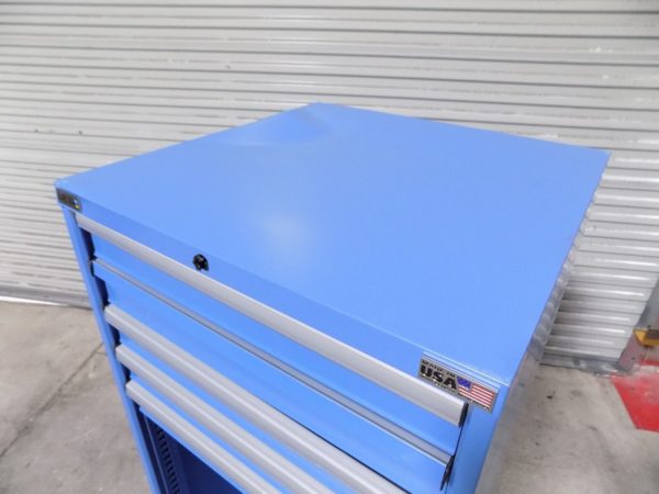 Lista Modular Storage Cabinet 57" x 28" x 28.5" Steel Light Blue PARTS/REPAIR
