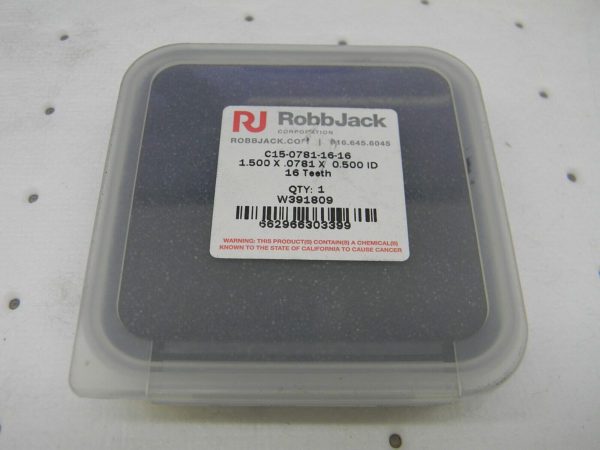 ROBBJACK 16-Tooth Solid Carbide Slitting & Slotting Saw C15-0781-16-16