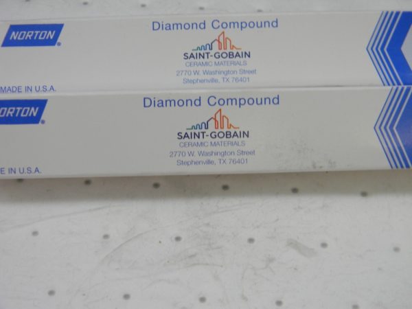 NORTON Diamond Grit: White, Ultra Fine Grade QTY 2 61463691133