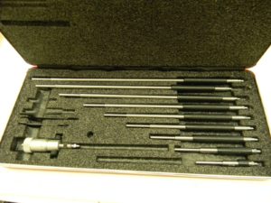 STARRETT 50 to 300mm, Mechanical Inside Micrometer Set 56142