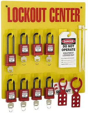 ABILITY ONE Equipped Lockout Device & Tag Station 5340016512050