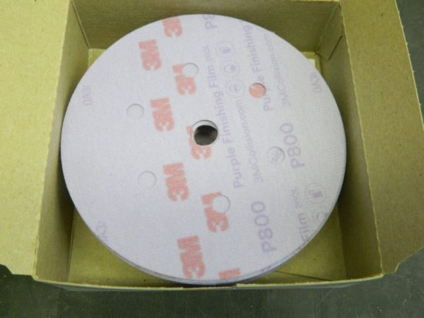 3M Hook & Loop Disc 800 Grit, Film Disc, Aluminum Oxide Qty 50 00051131307704