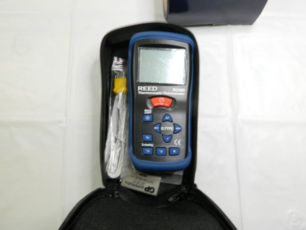 REED Intruments Thermocouple Thermometer Type K-Nist Transcat R2400