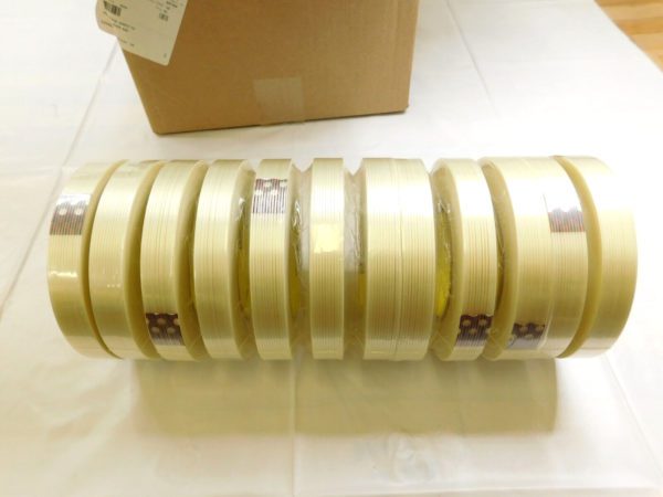 48 ROLLS of 3M Scotch Filament Tape 8916 Clear 18 mm X 55 m 7000123651