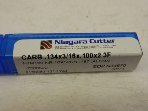 Niagara Cutter NTM160-NR.10X32UN-.187 ALCRN 17000520