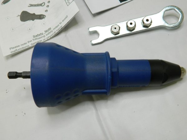 RivetKing Rivet Tool Attachment 3/16 For 12 Volt Drills RD-500