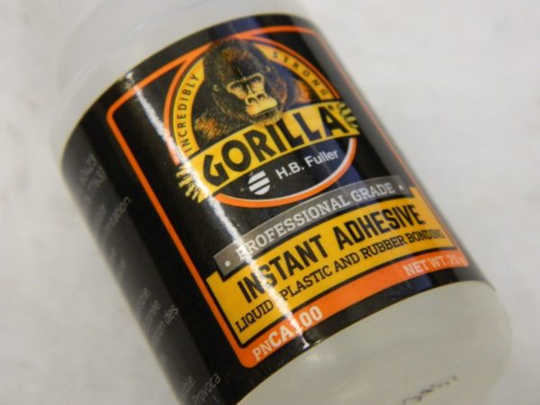GORILLAPRO Adhesive Glue: 20 g Squeeze Bottle, Clear qty 10 CA100