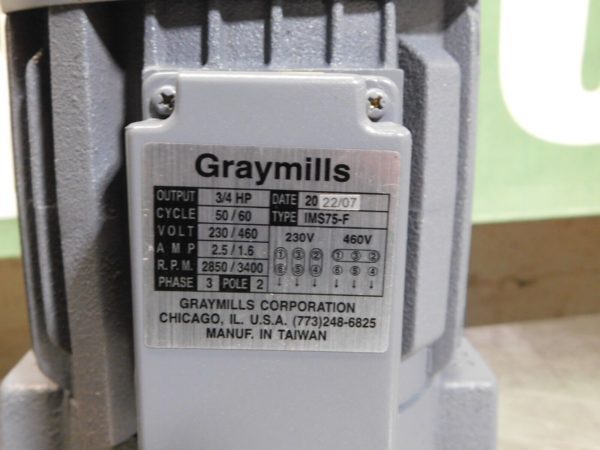Greymills Cast Iron Suction Machine Tool&Recirculating Pump IMS75-F PARTS/REPAIR