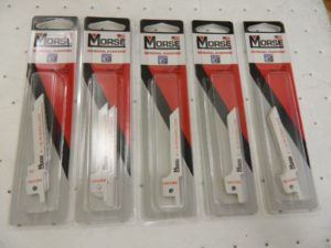 M.K. MORSE qty 25 Reciprocating Saw Blade: Bi-Metal 401999-BAR