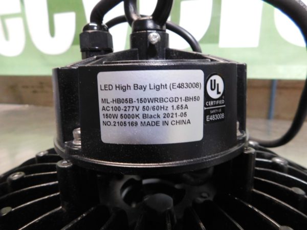 Metro LED 150W UFO High Bay Light ML-HB05B-150WRBCGD1-BH50