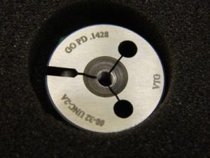 VERMONT GAGE Threaded Ring Gage: #8-32 Go 361117510