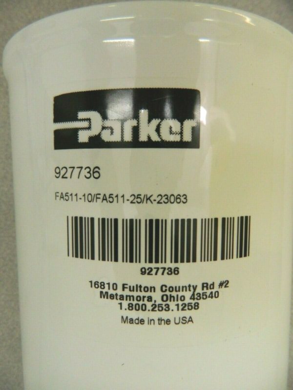 Parker 50AT Series Hydraulic and Lube Oil Element Canister 927736