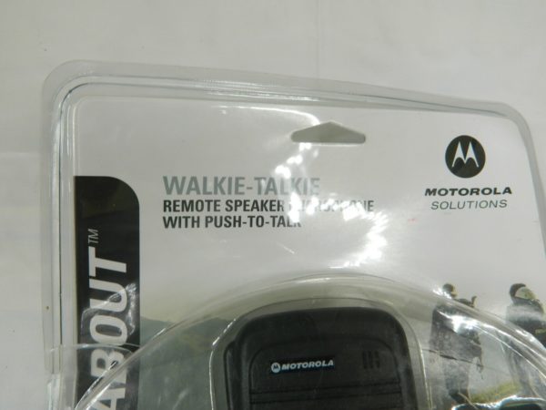 Motorola Two Way Radio Speaker Microphone (Black) One Size 53724