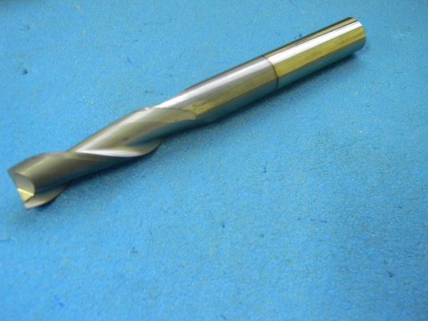 Metal Removal M34465 5/8” x 2” Loc Carbide 2 Flute Ticn Long Shank End Mill