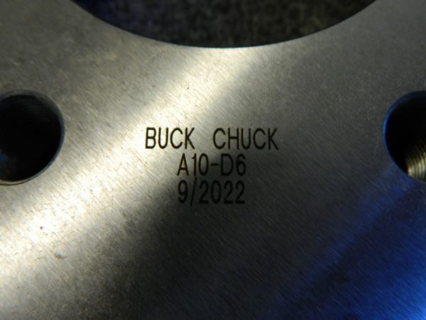 BUCK CHUCK COMPANY Lathe Chuck Adapter Back Plate: 10″ Chuck, for Self-Centering