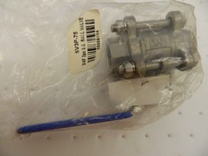 Midwest Control SV3P-75 Ball Valve 1000 Psi CWP 3/4" FPT 316SS