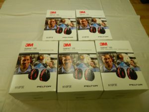 3M Earmuffs qty5 Listen-Only 30 dB NRR Behind the Neck & under chin 7000002327