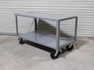 Little Giant Shelf Utility Cart Steel Gray 60" L x 30" W x 36" H REPAIR