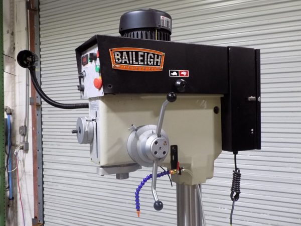 Baileigh Variable Speed Floor Drill Press 4MT 2 HP 220v 1 Ph DP-1500VS Damaged