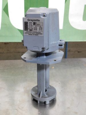 Graymills Immersion Pump 1 Phase 3,450 RPM Cast Iron Housing IMV08-E