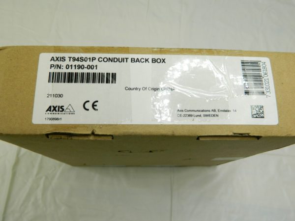 Axis T94S01P Conduit Back Box 01190-001