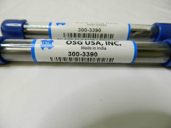OSG Solid Carbide Chucking Reamer: 0.339″ Dia, 3-1/2″ OAL, 1-1/4″ Qty 2 300-3390