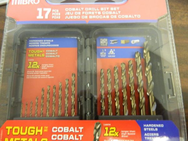 MIBRO cobalt HSS Drill Bit Set 17pc 492470