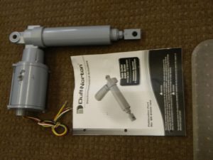 Duff 6″ Stroke Len 2 115 Volt Linear Electromechanical Actuator with Slip Clutch