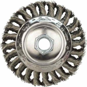 MILWAUKEE TOOL Wheel Brush: 4″ Wheel Dia, Stringer Bead 48-52-5000