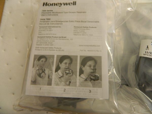 Honeywell N Escape Mouthbit for Acid Gases QTY 2. 7902