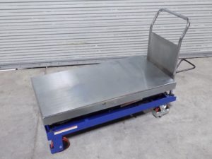Vestil Hydraulic Scissor Lift Cart 1500 lb Capacity CART-1500-D-TS Defective