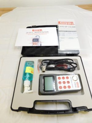 SPI Ultrasonic Thickness Gage w/Case & Certificate 20-232-5